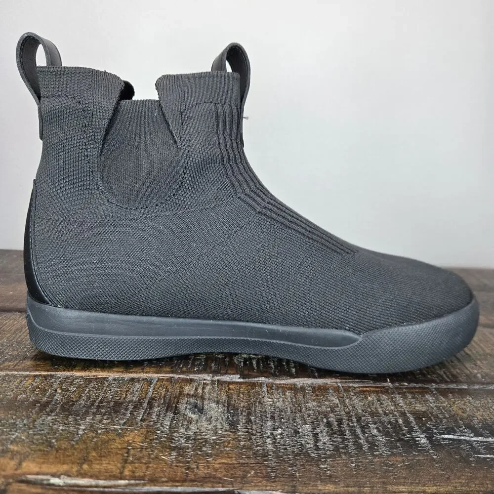 Vessi Weekend Chelsea Mens Size 8 Waterproof Shoes Asphalt Black Black